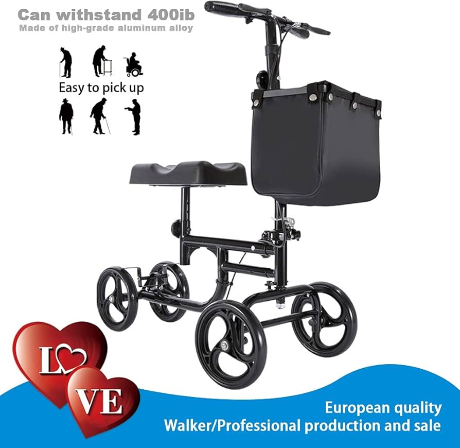 Amazon.co.jp: ニースクーター、全地形ショック折りたたみ式ニー